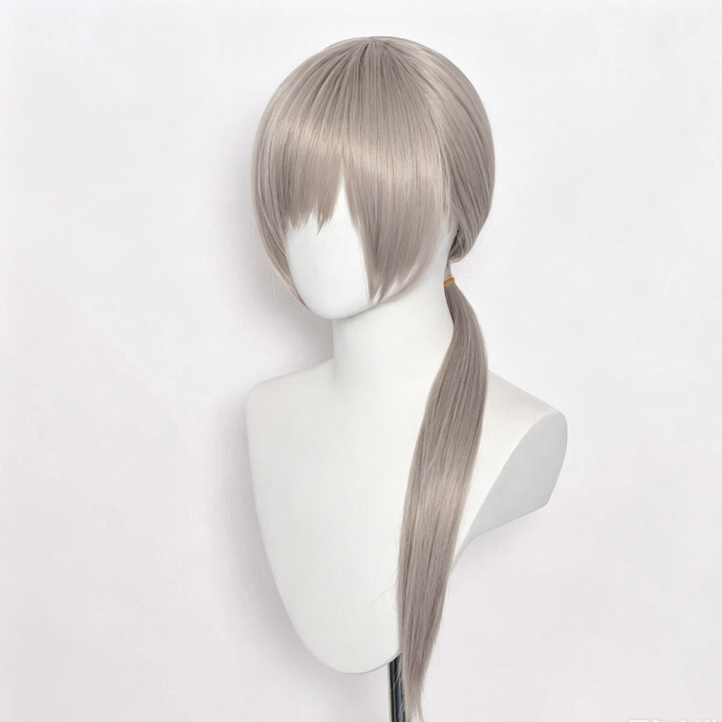 Chainsaw   Man   Quanxi Long   Sliver   Hair   Basic Wig