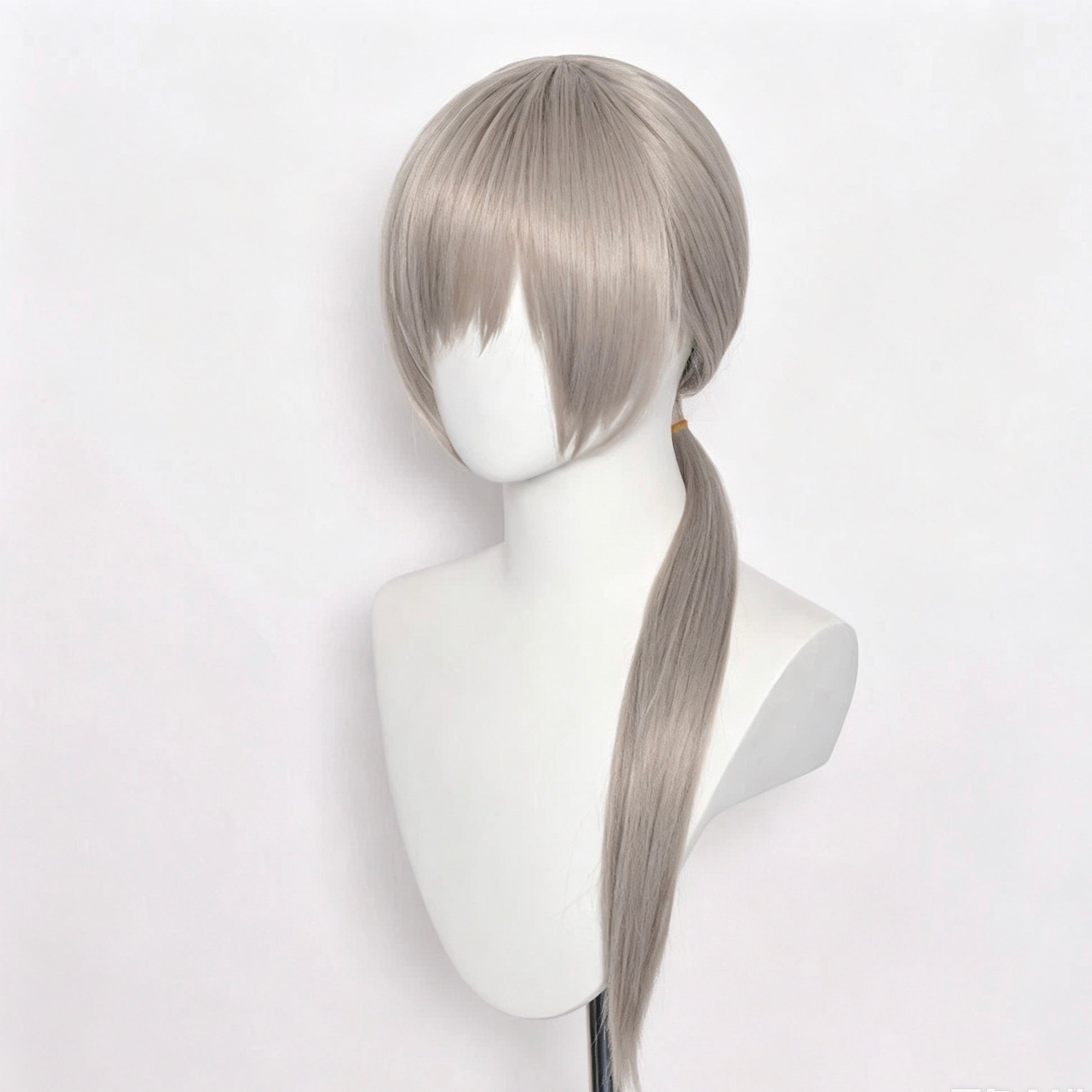 Chainsaw   Man   Quanxi Long   Sliver   Hair   Basic Wig