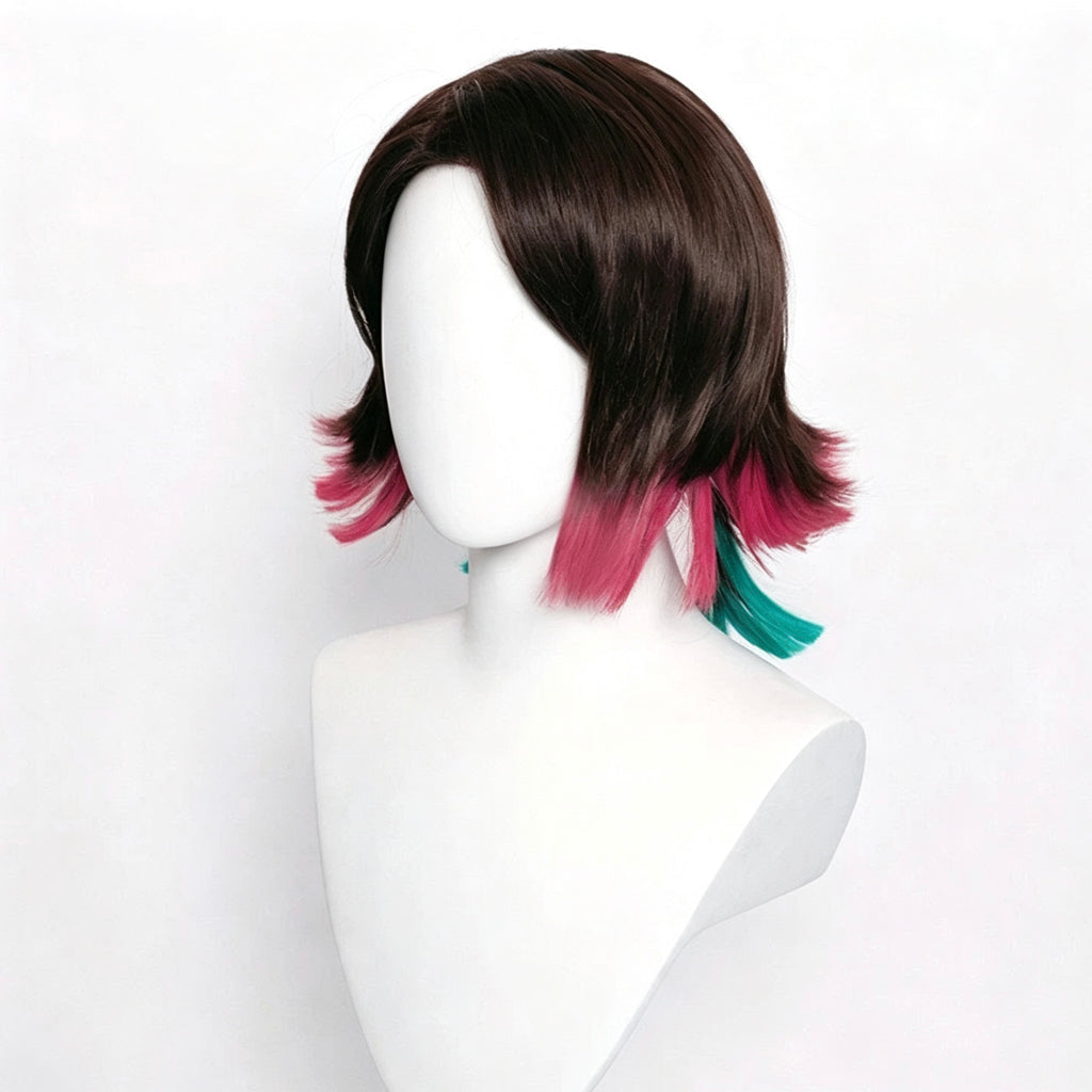 Demon   Slayer   Enmu Short   Mix   Hair   Basic Wig