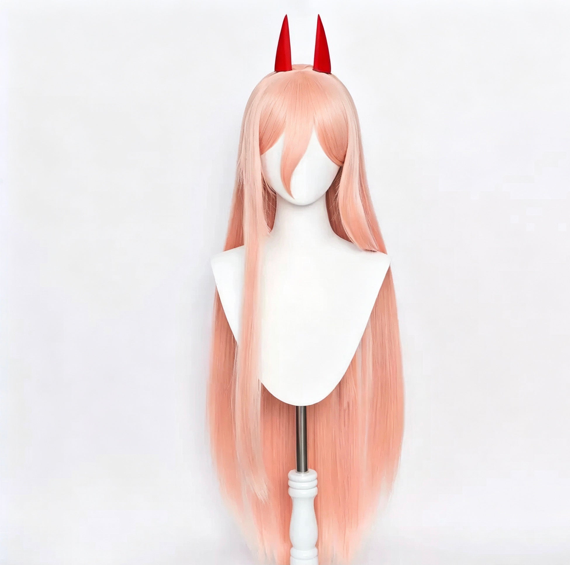 Chainsaw   Man   Power Long   Pink/Orange   Hair Basic   Wig