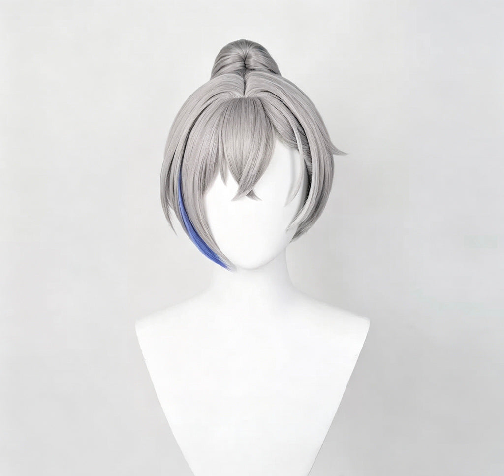 Honkai: Star Rail March 7 Long Night Moon Cosplay Wig