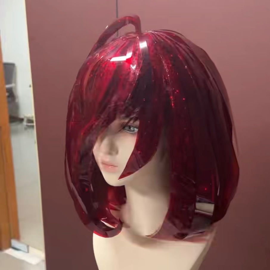Land of the Lustrous Cinnabar Wig Commission
