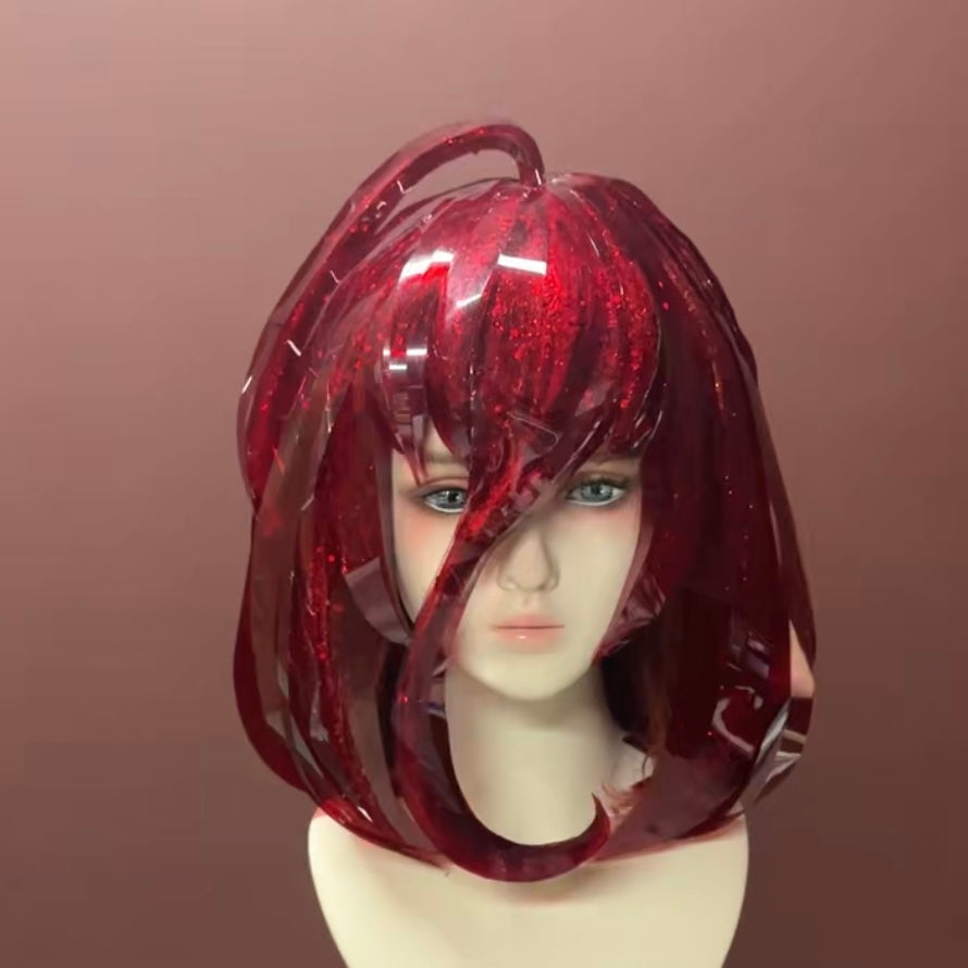 Land of the Lustrous Cinnabar Wig Commission