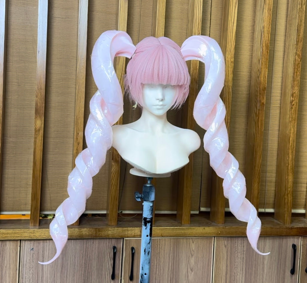 Perona 3D Printed Twin Tail Base | 72–80cm Modular Wig Structure | Easy Assembly Cosplay Prop