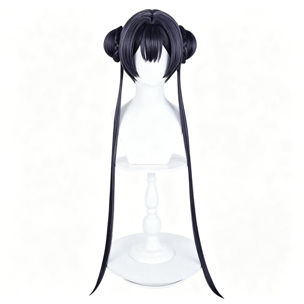 Blue   Archive   Kisaki Dark   Blue   Black   Bun Basic   Wig