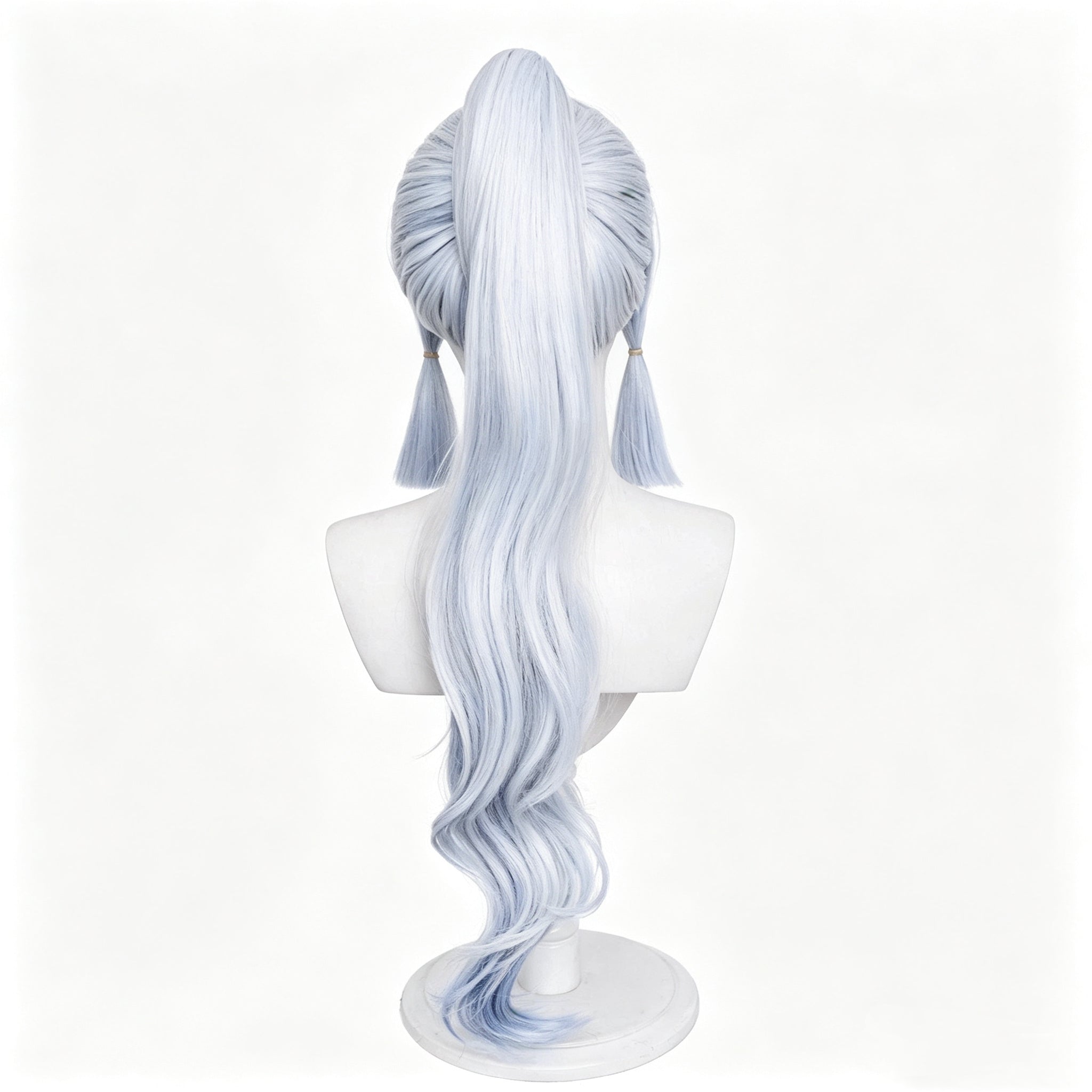 Genshin   Impact Kamisato   Ayaka   Blue Long   Hair   Basic   Wig