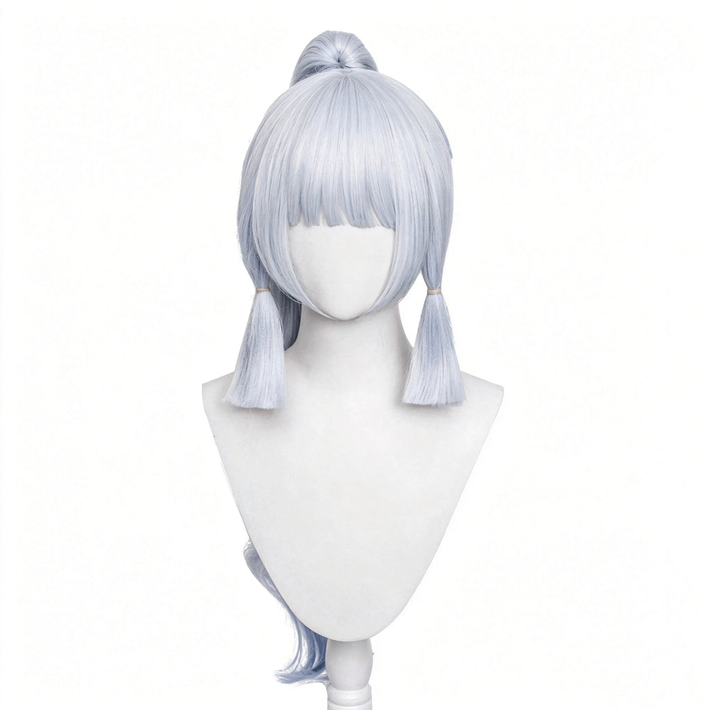 Genshin   Impact Kamisato   Ayaka   Blue Long   Hair   Basic   Wig