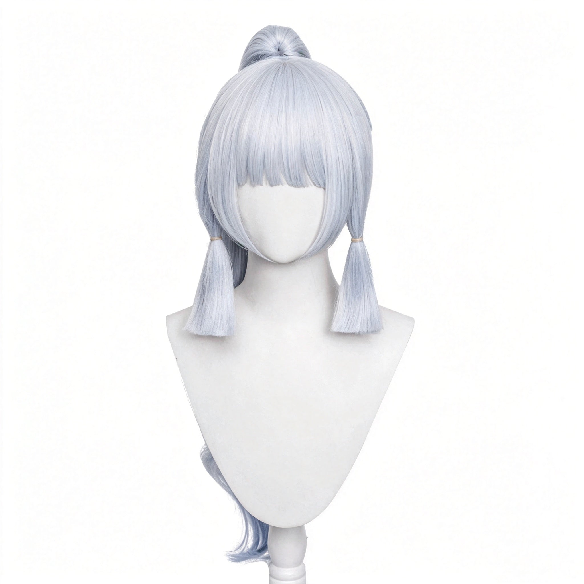 Genshin   Impact Kamisato   Ayaka   Blue Long   Hair   Basic   Wig