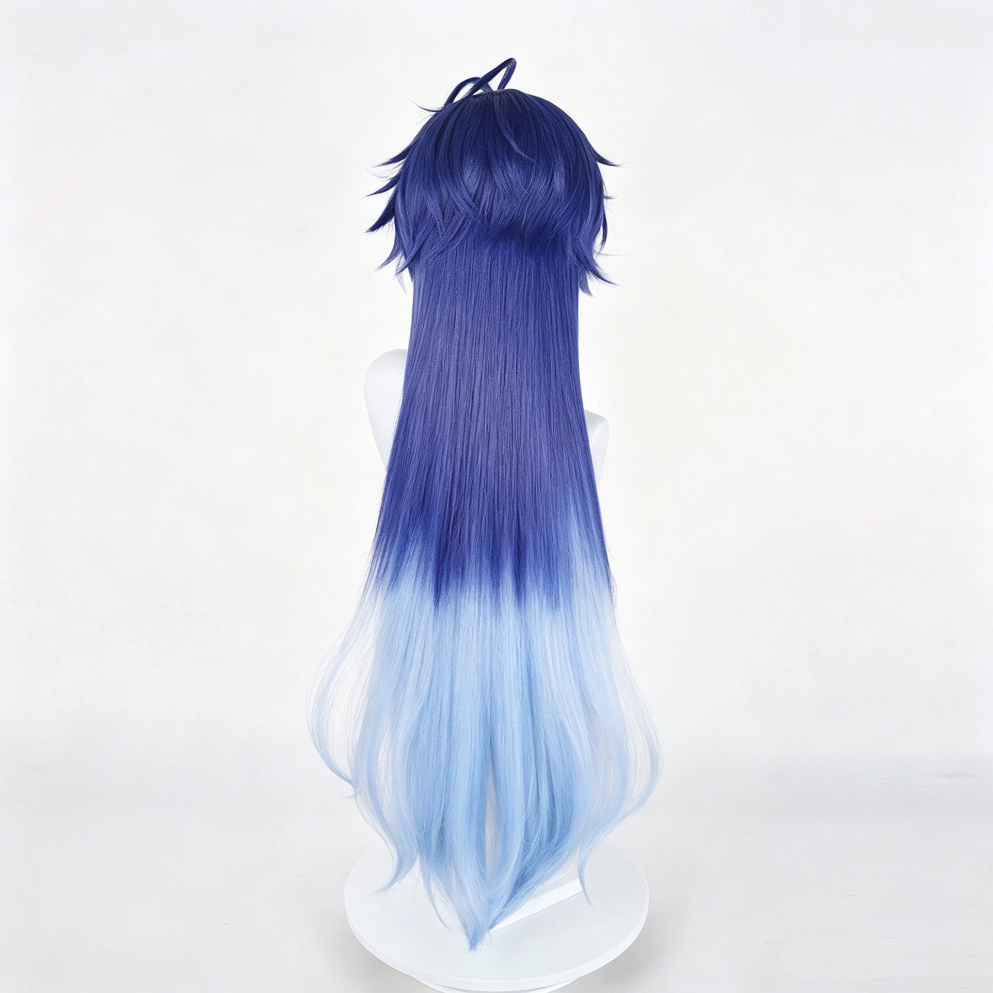 Genshin   Impact   Flins Long   Blue   Hair   Basic Wig