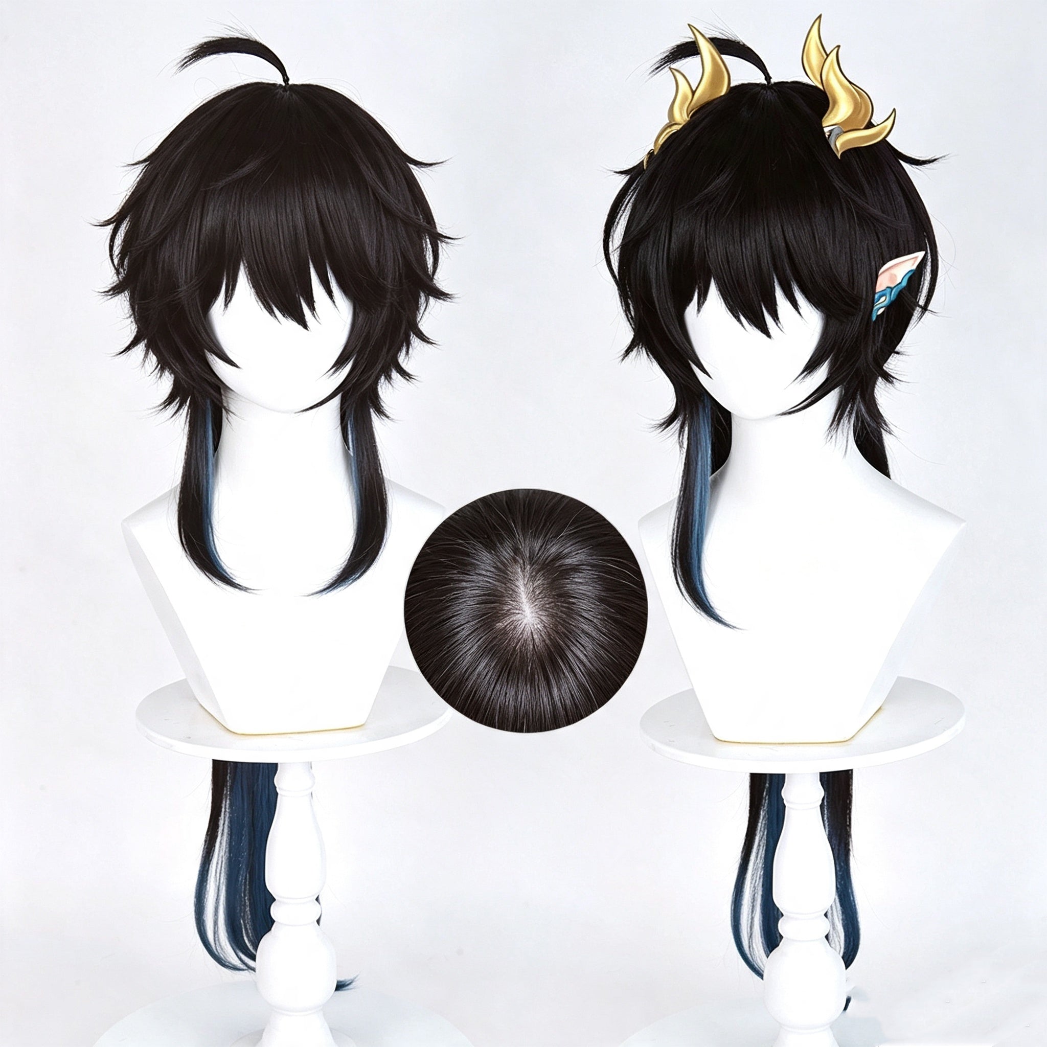 Honkai:   Star   Rail   Dan Heng   Long   Hair Basic   Wig