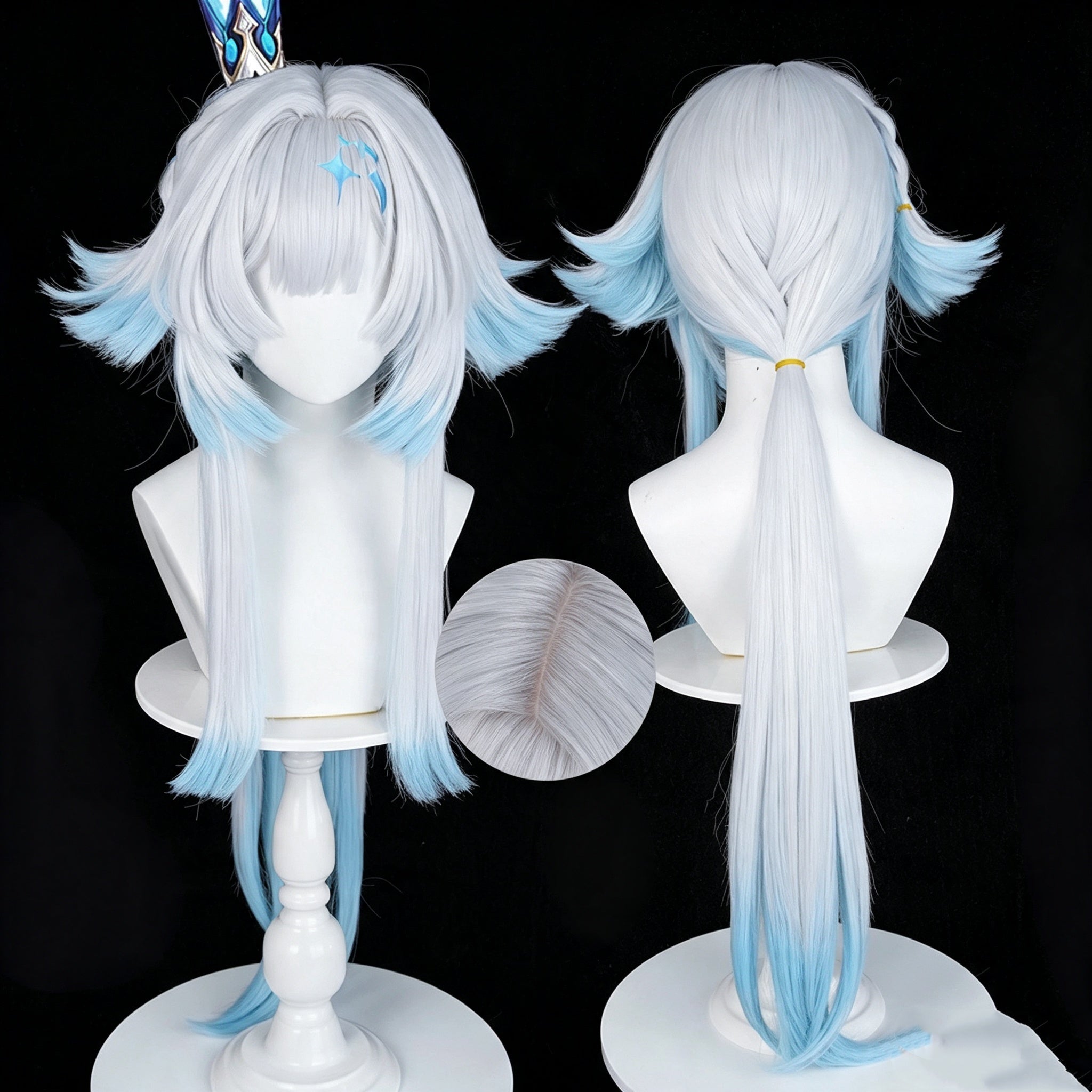 Honkai:   Star   Rail Cerydra   Long   Mix   Hair Basic   Wig