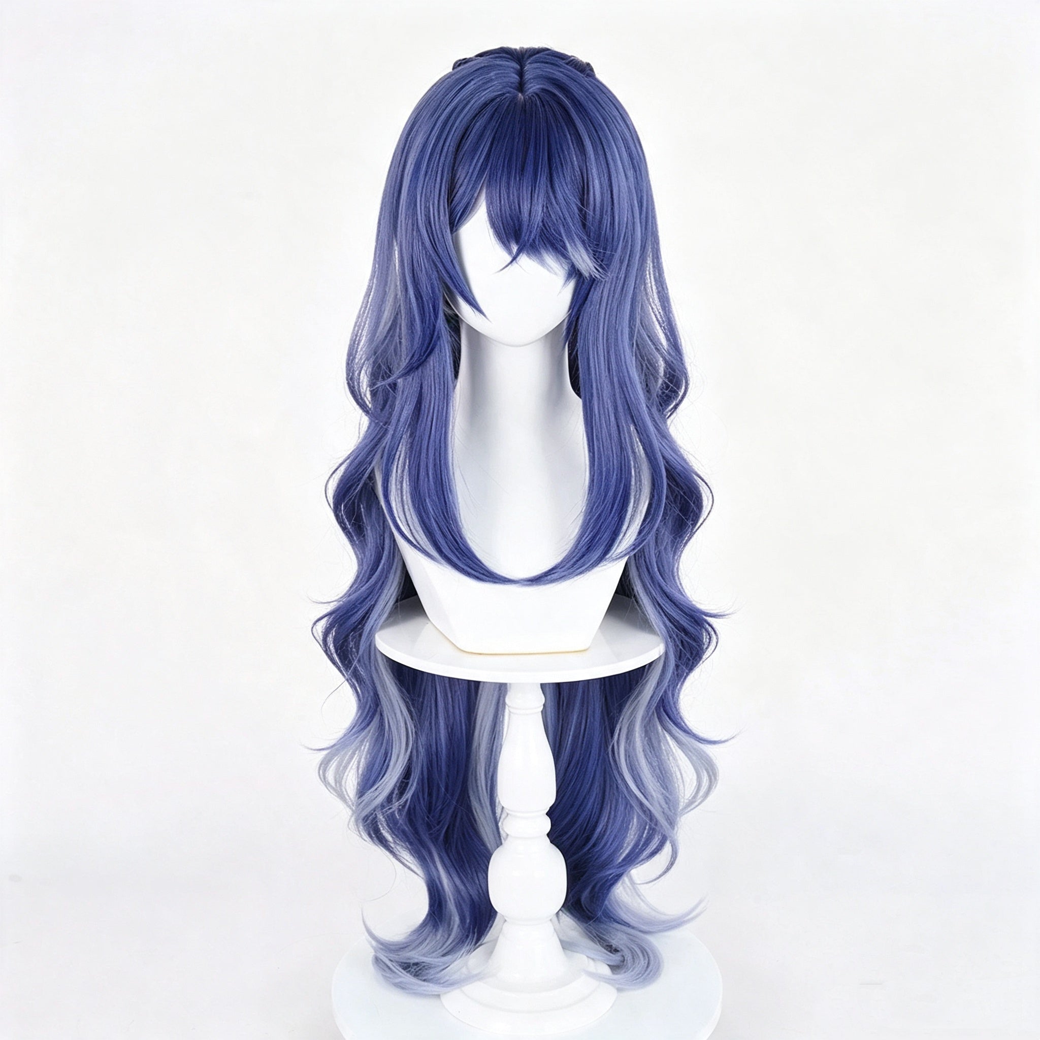 Genshin   Impact Lauma   Long   Blue   Hair Basic   Wig