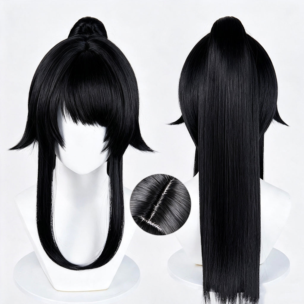 Yandere   Simulator Ayano   Aishi   Long Black   Hair   Basic   Wig