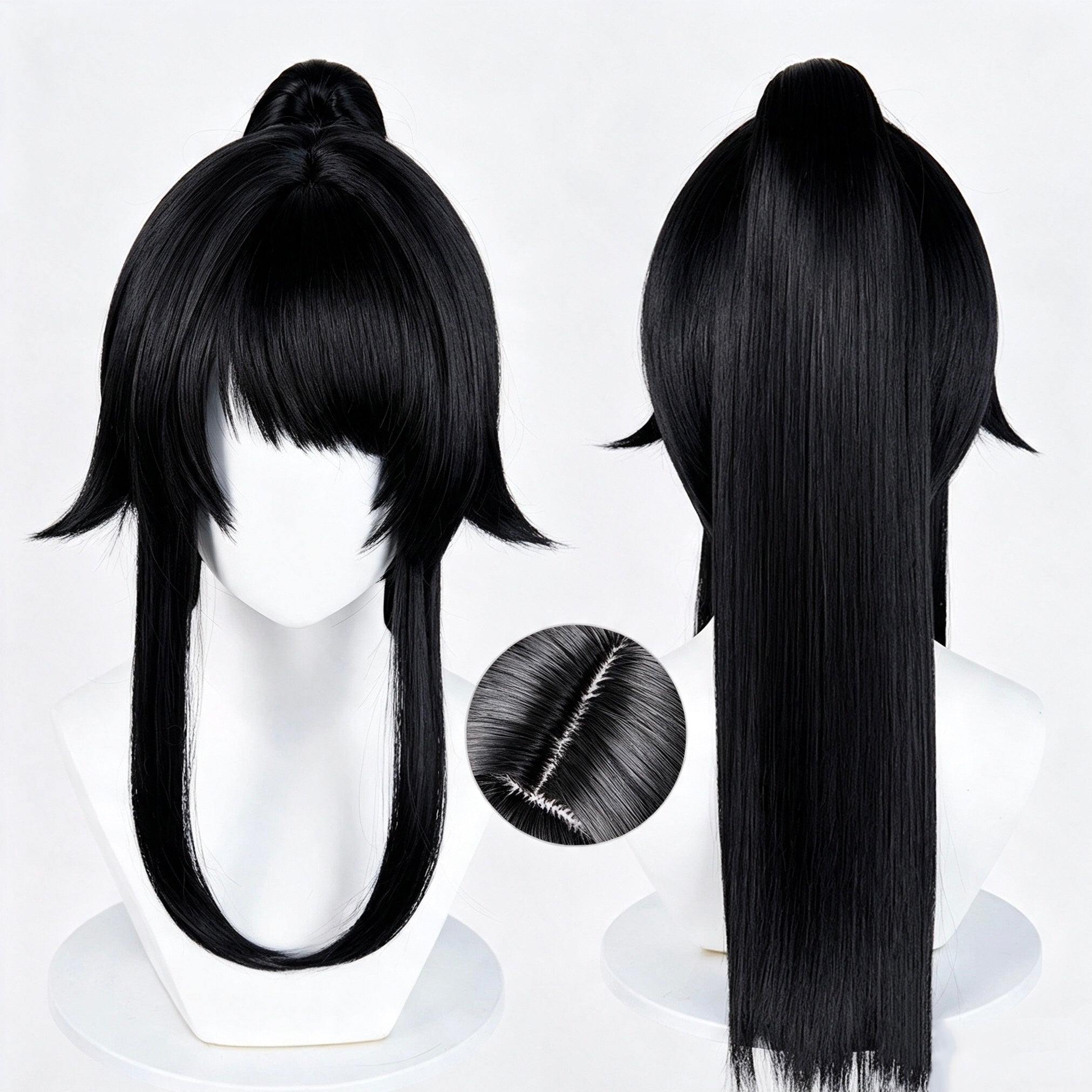 Yandere   Simulator Ayano   Aishi   Long Black   Hair   Basic   Wig
