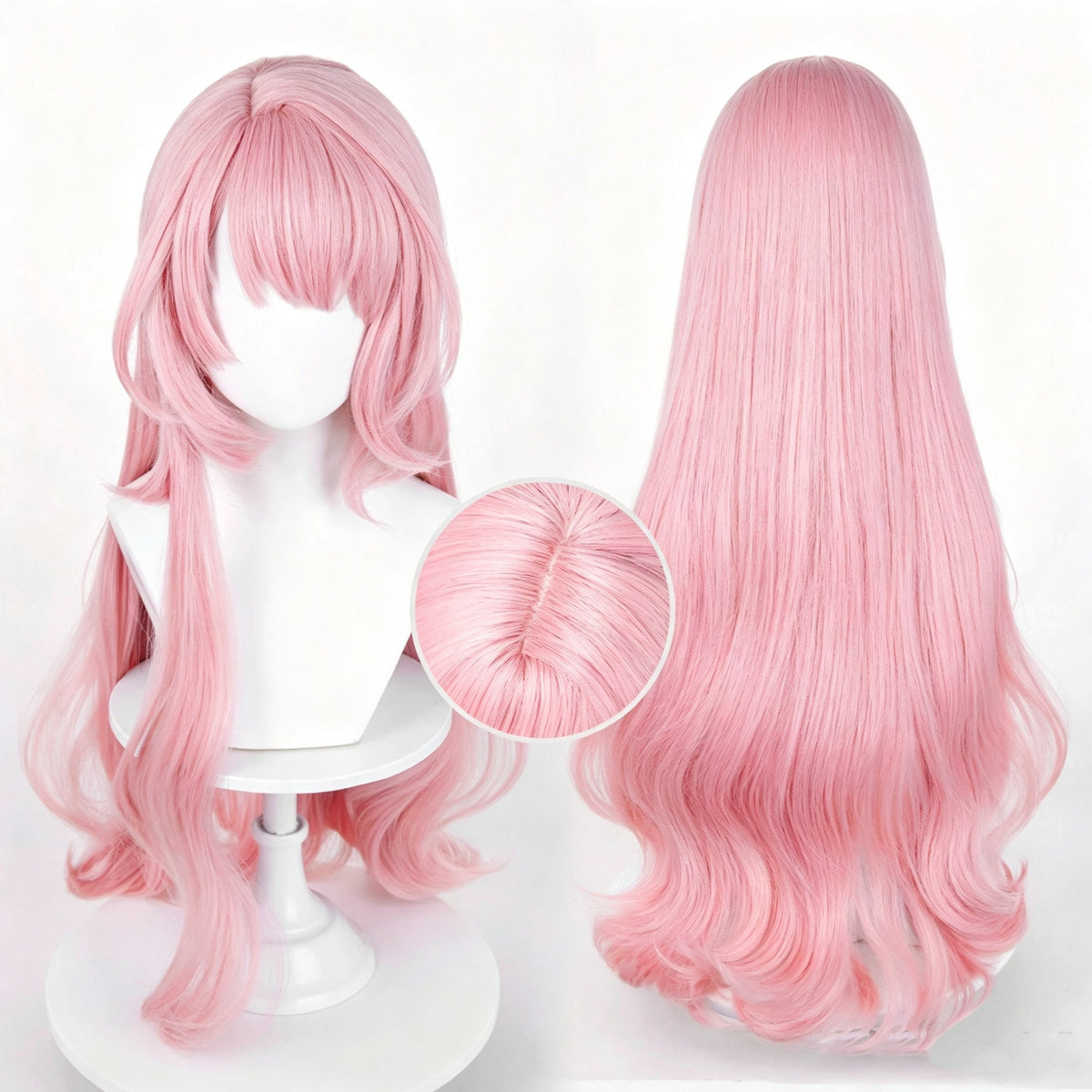 Arknights   Lemuen Long   Pink   Hair   Basic Wig