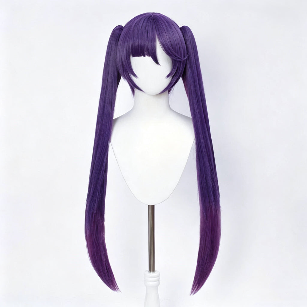 Genshin   Impact Astrologist   Mona Megistus   Long   Purple Hair   Basic   Wig