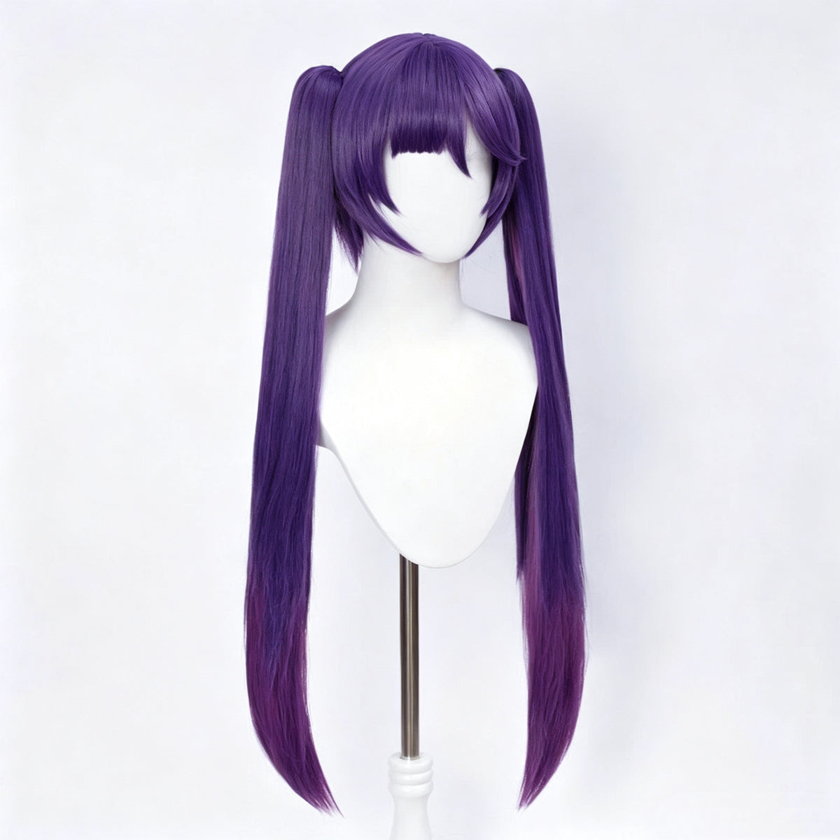 Genshin   Impact Astrologist   Mona Megistus   Long   Purple Hair   Basic   Wig