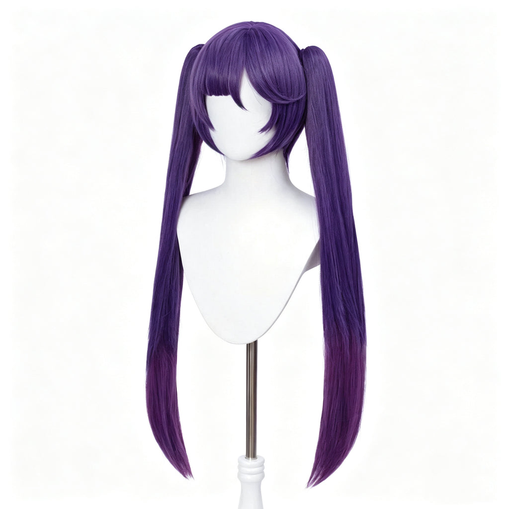 Genshin   Impact Astrologist   Mona Megistus   Long   Purple Hair   Basic   Wig