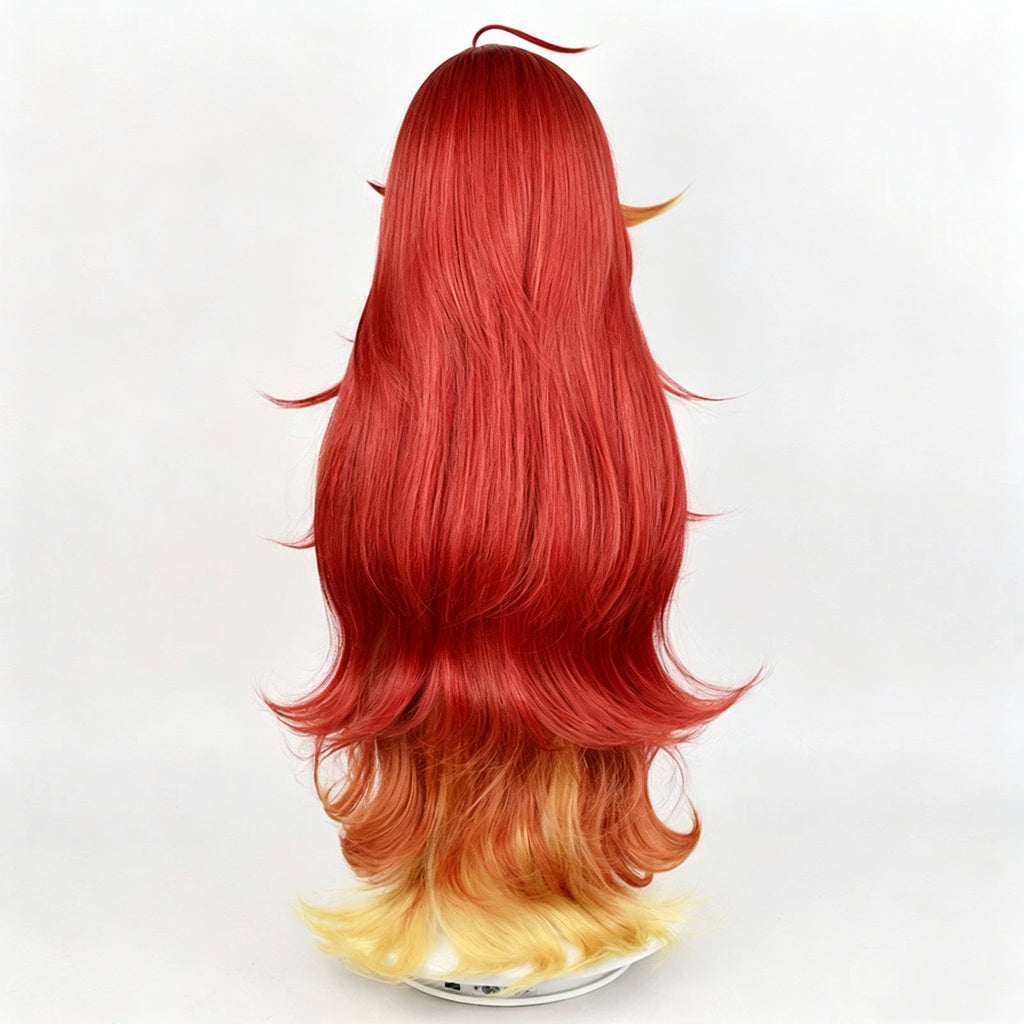 Genshin   Impact Mavuika   Long   Red   Hair Basic   Wig