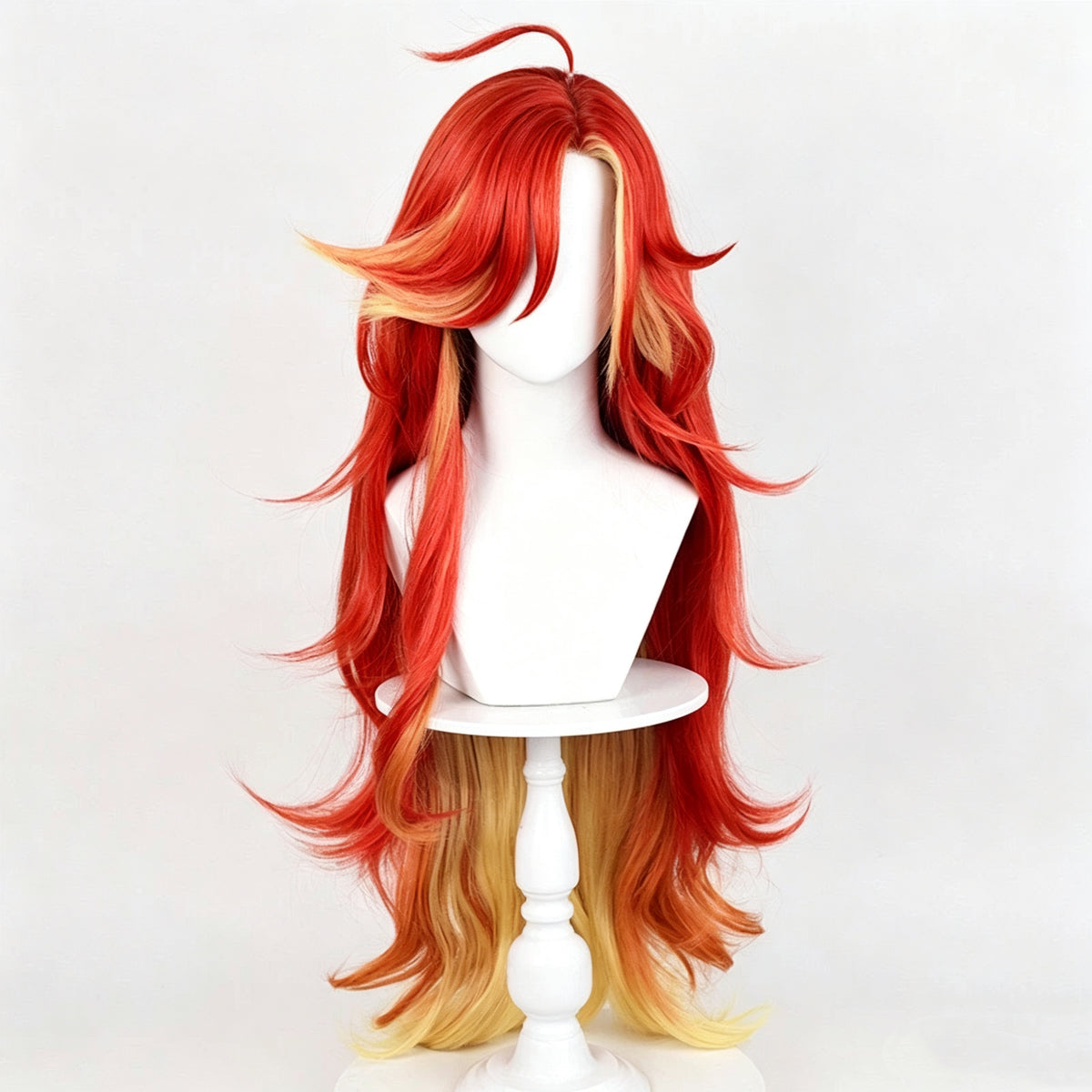Genshin   Impact Mavuika   Long   Red   Hair Basic   Wig