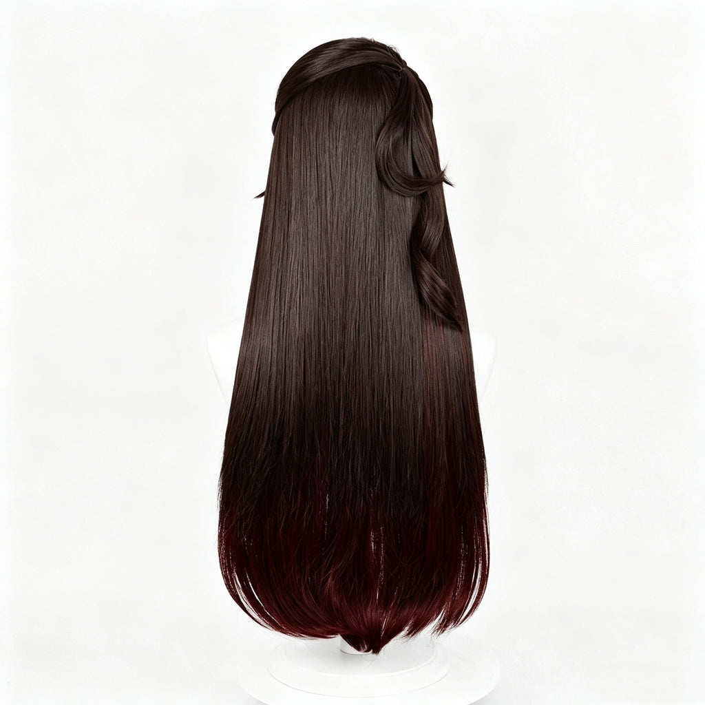 Honkai:   Star   Rail Tingyun   Long   Brown Hair   Basic   Wig