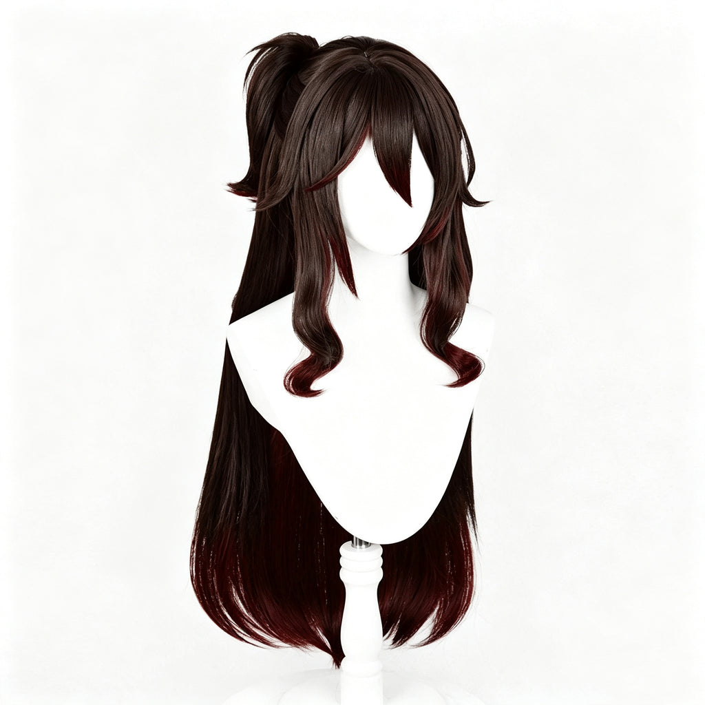 Honkai:   Star   Rail Tingyun   Long   Brown Hair   Basic   Wig