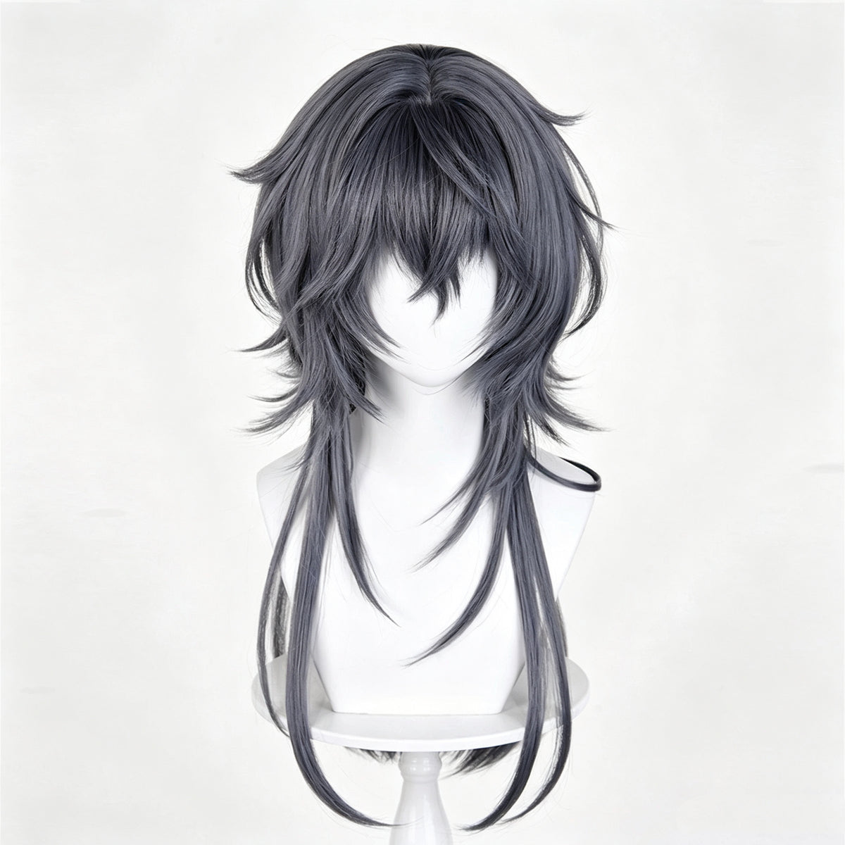 Arknights   Logos Long/Short   Gray   Hair Basic   Wig