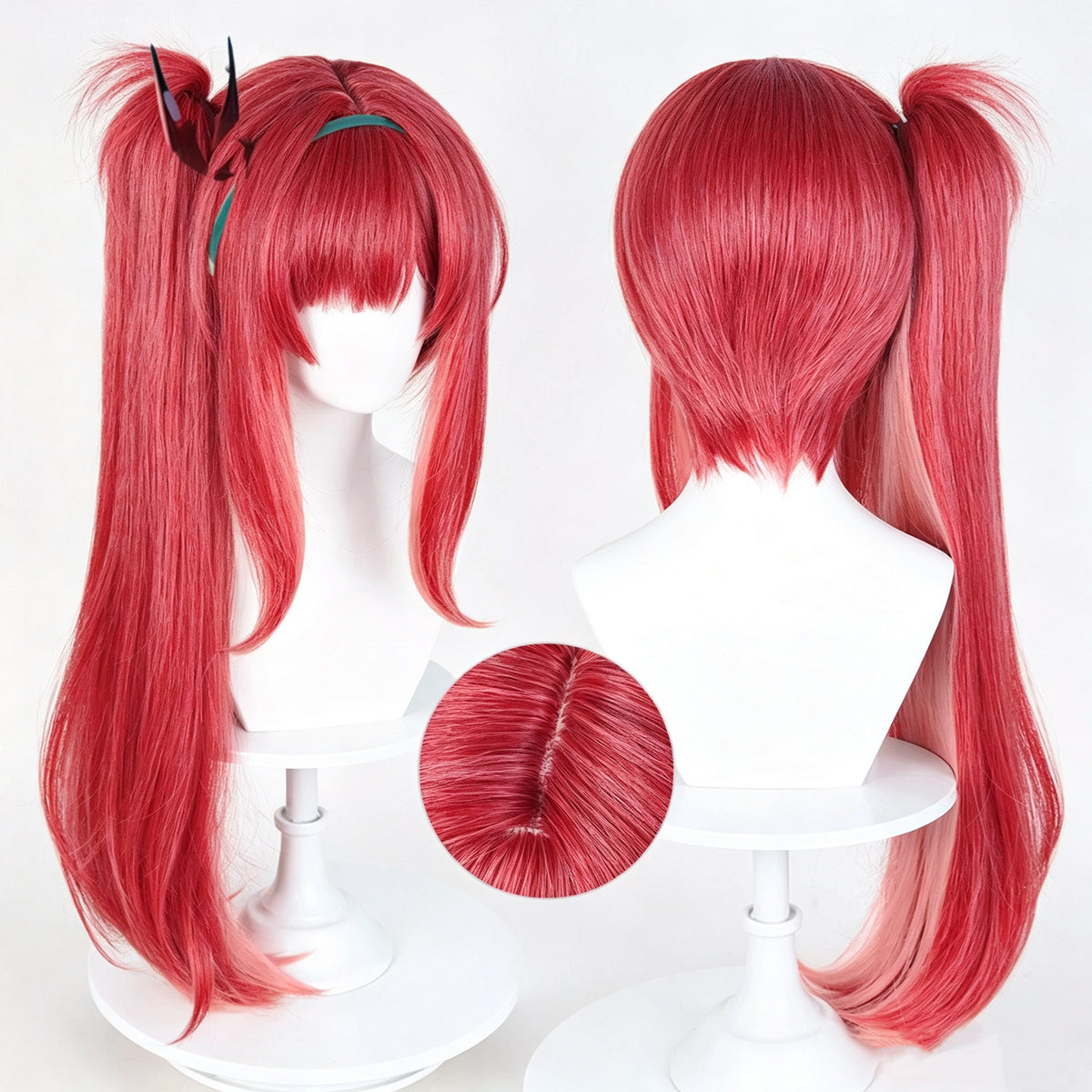 NIKKE：The   Goddess of   Victory   Rapi   Red Hood   Long   Red   Hair Basic   Wig