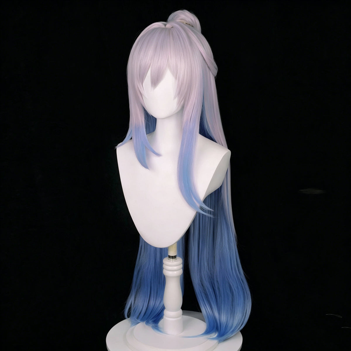 Honkai:   Star   Rail Jingliu   Long   White Blue   Hair   Basic   Wig