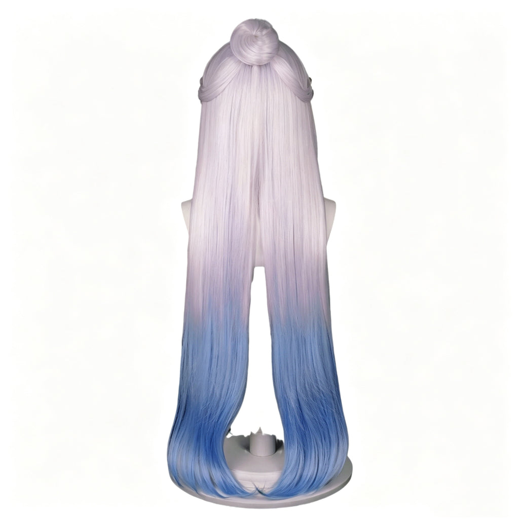 Honkai:   Star   Rail Jingliu   Long   White Blue   Hair   Basic   Wig