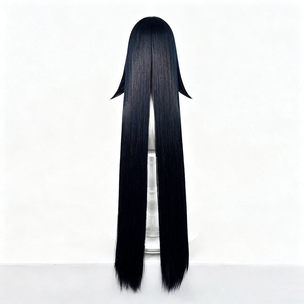 Genshin   Impact   Lan Yan   Long   Black   Hair Basic   Wig