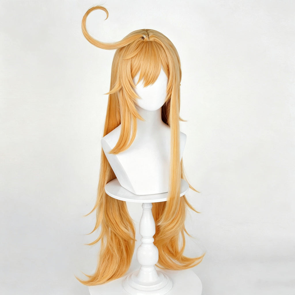 Genshin   Impact Escoffier   Long   Blonde Hair   Basic   Wig