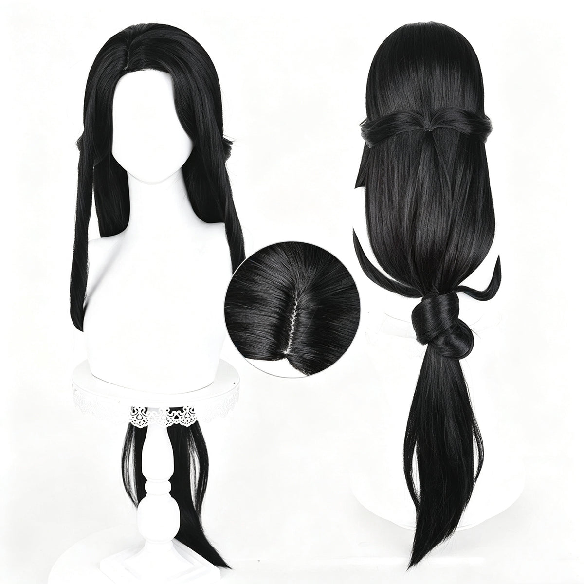 Demon   Slayer   Kimetsu no   Yaiba   Kotoha 100cm   Extra   Long Black   Basic   Wig