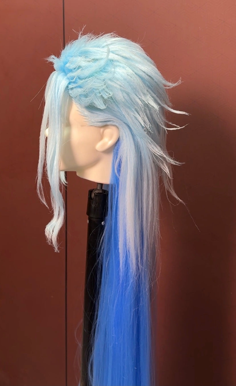 Dottore Custom Wig – Premium Precision Cosplay Styling Commission
