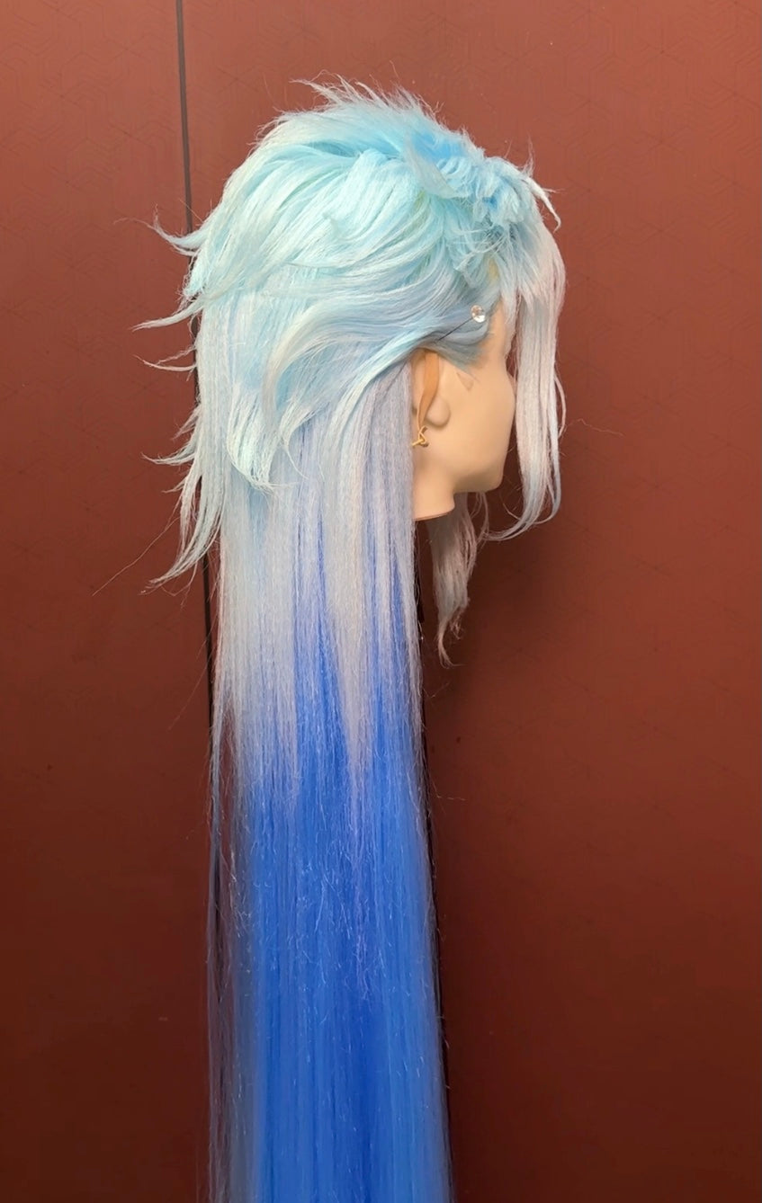 Dottore Custom Wig – Premium Precision Cosplay Styling Commission