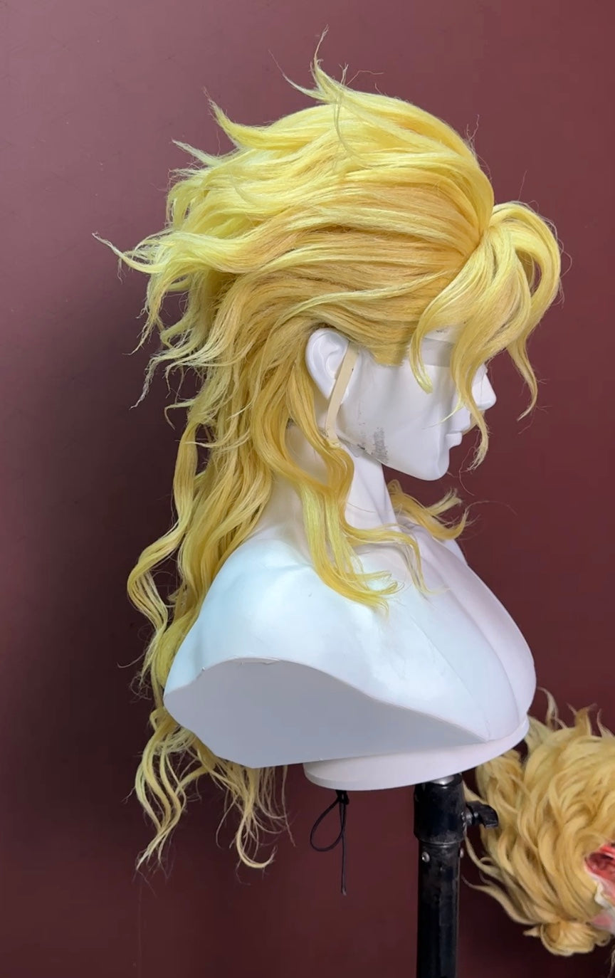 DIO Custom Wig – Premium Precision Cosplay Styling Commission