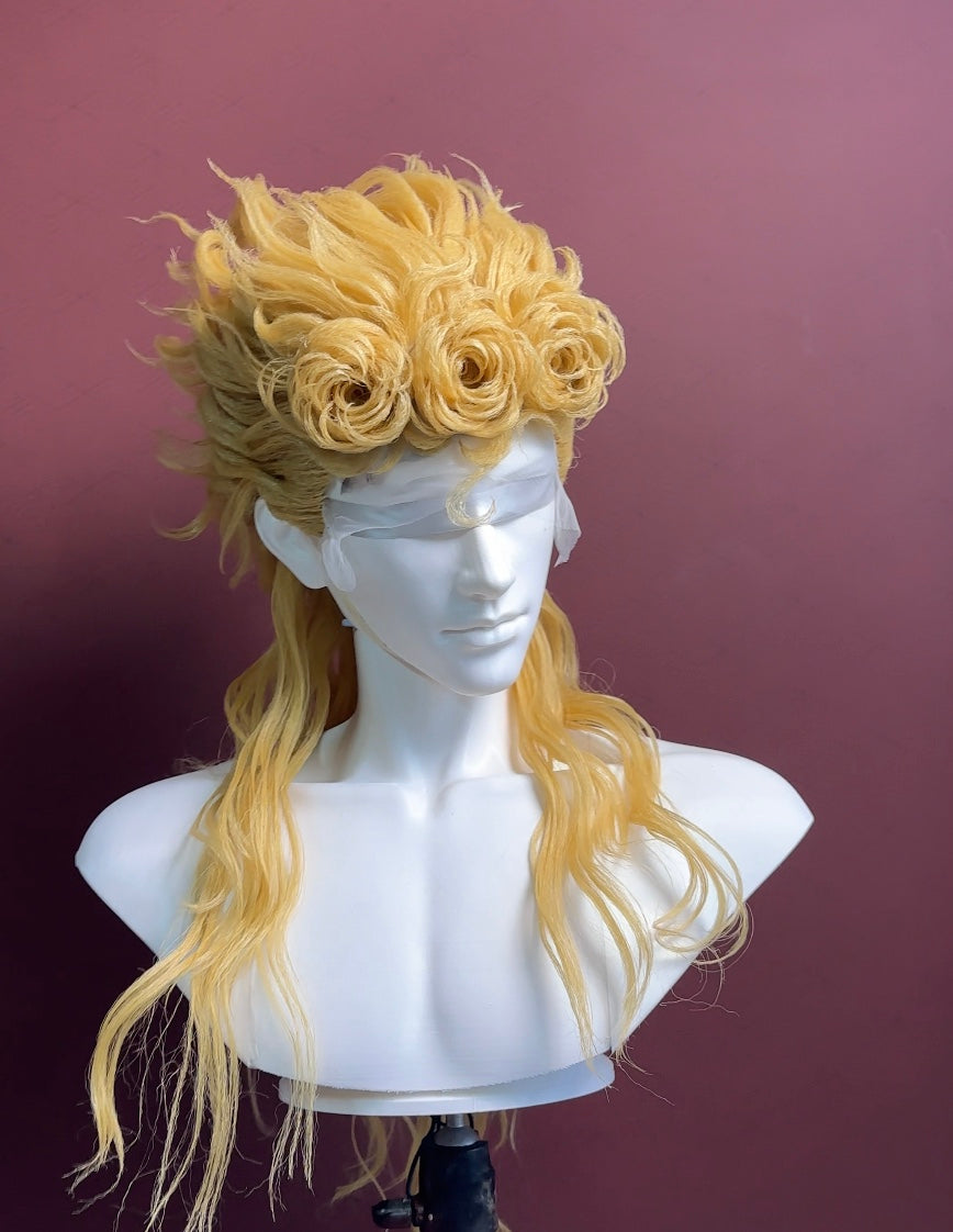 Giorno Giovanna Custom Wig – Premium Precision Cosplay Styling Commission