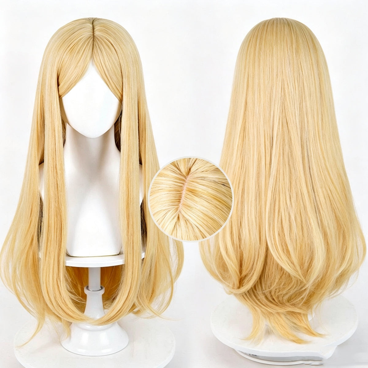 IdentityV   Little   Girl Alice   DeRoss   Long Blonde   Hair   Basic   Wig