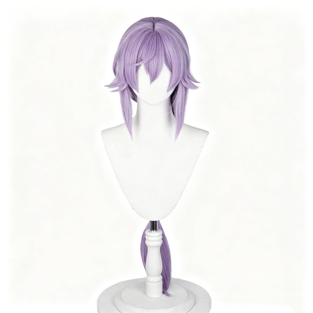 Honkai:   Star   Rail Baiheng   Long   Purple Hair   Basic   Wig