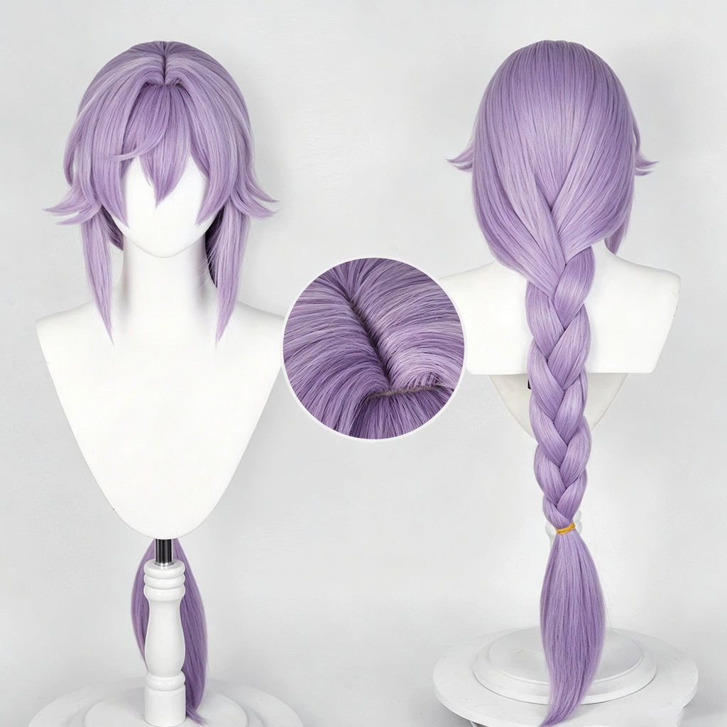 Honkai:   Star   Rail Baiheng   Long   Purple Hair   Basic   Wig
