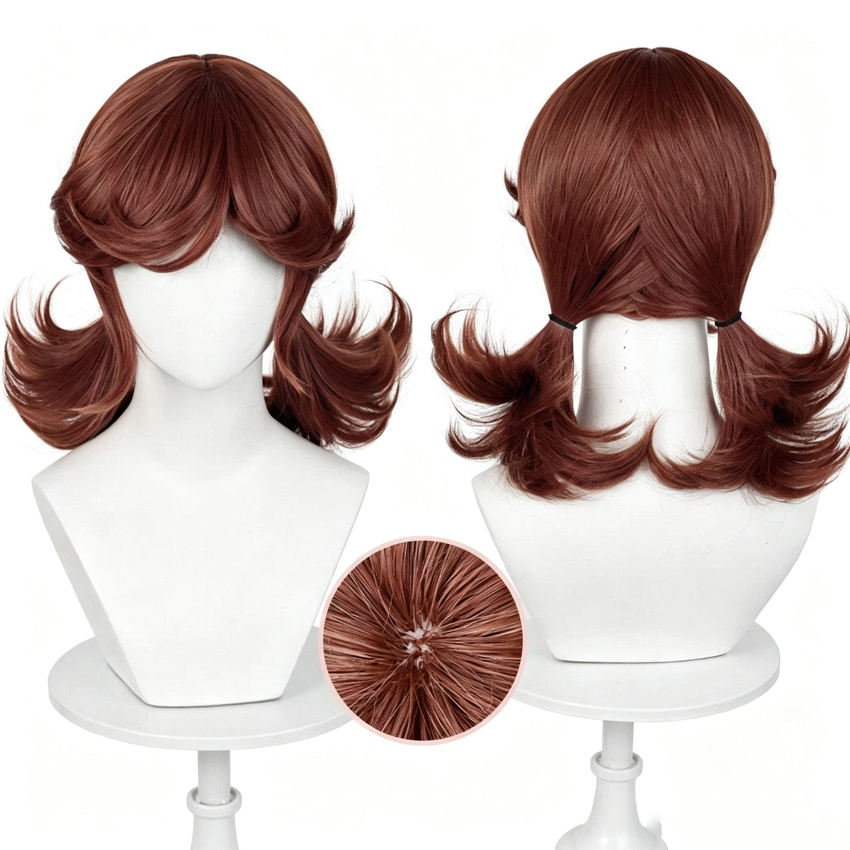 Identity V Cheerleader Lily Barriere Cosplay Wig | Realistic Scalp Top