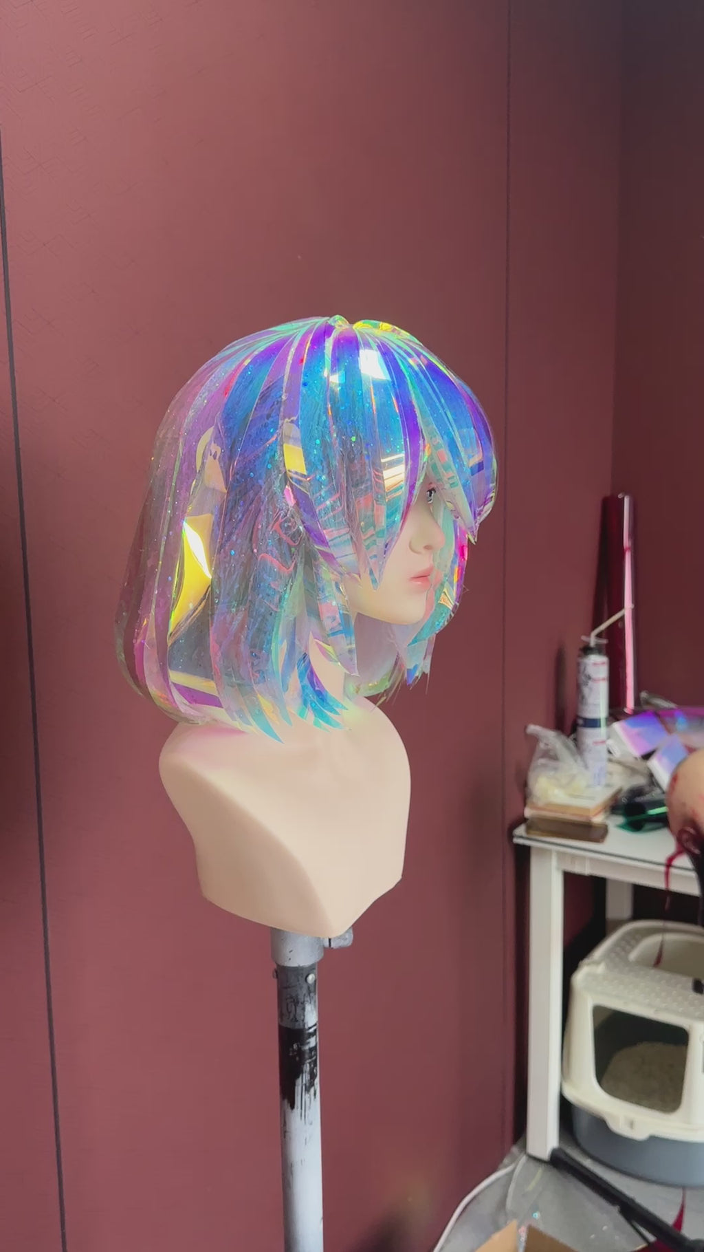 Land of the Lustrous Diamond Wig Commission